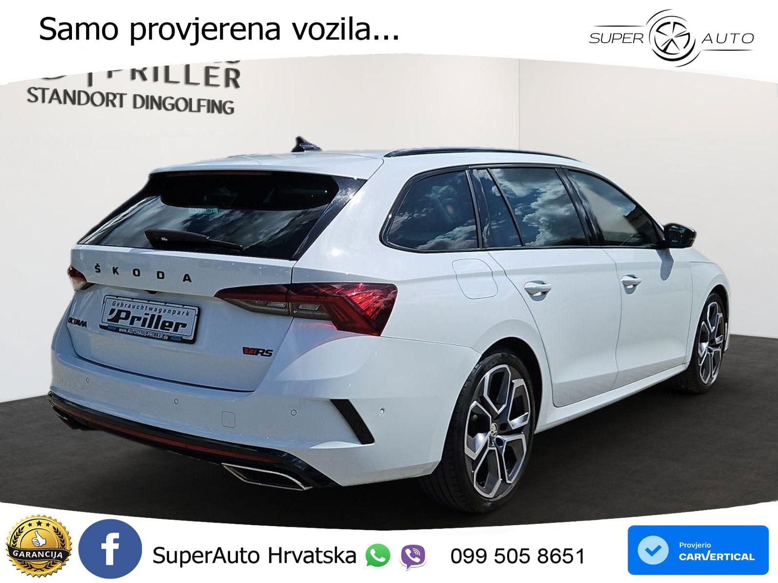 Škoda Octavia Combi RS 2.0 TDI (200 KS) 4x4 DSG LED+GR SJED+ACC