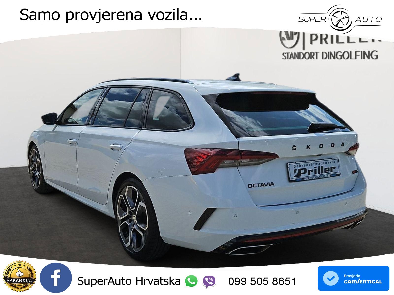 Škoda Octavia Combi RS 2.0 TDI (200 KS) 4x4 DSG LED+GR SJED+ACC