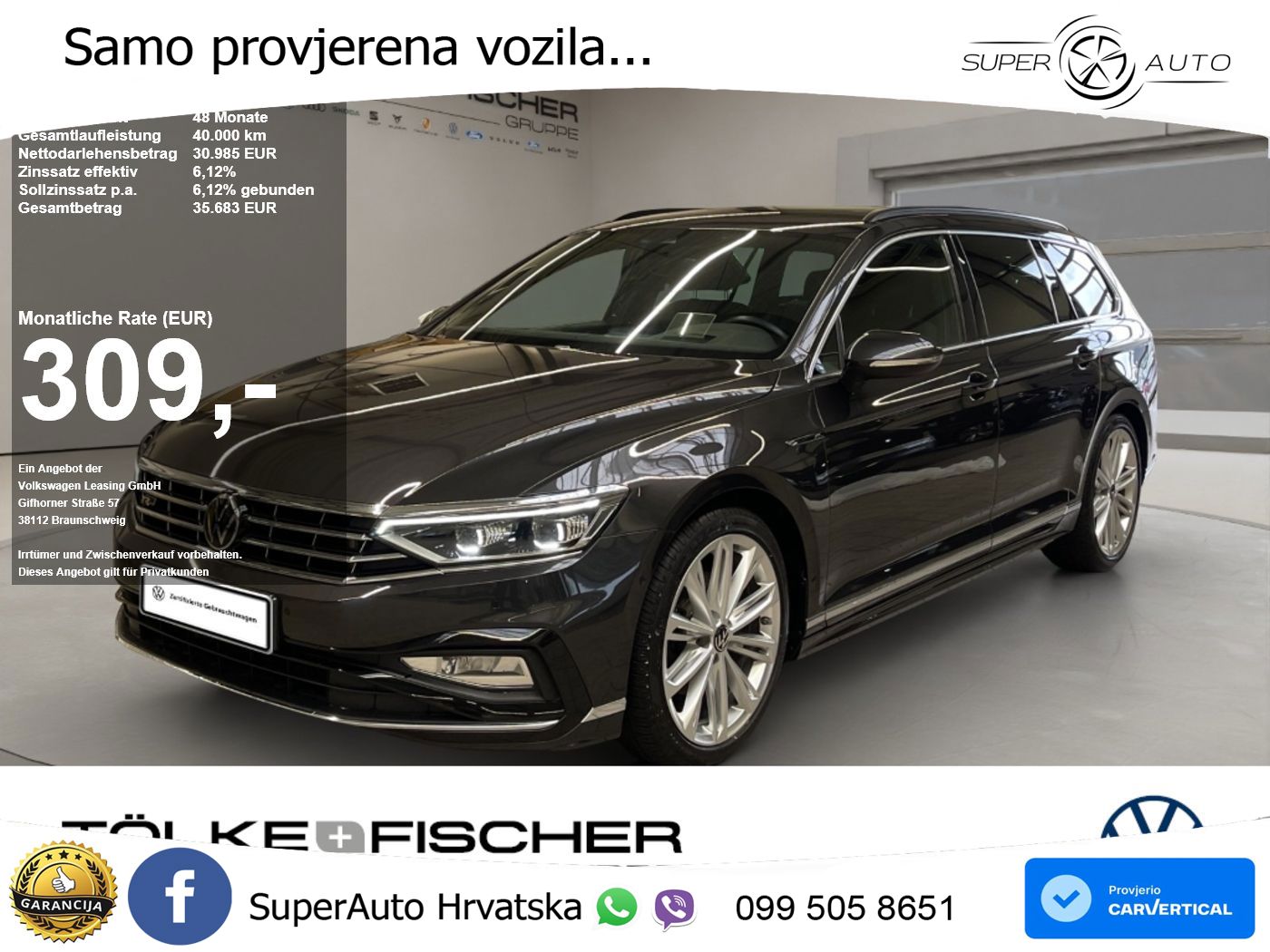 Volkswagen Passat Variant 2.0 TDI (200 KS) DSG Business MATRIX+GR SJED+KAM