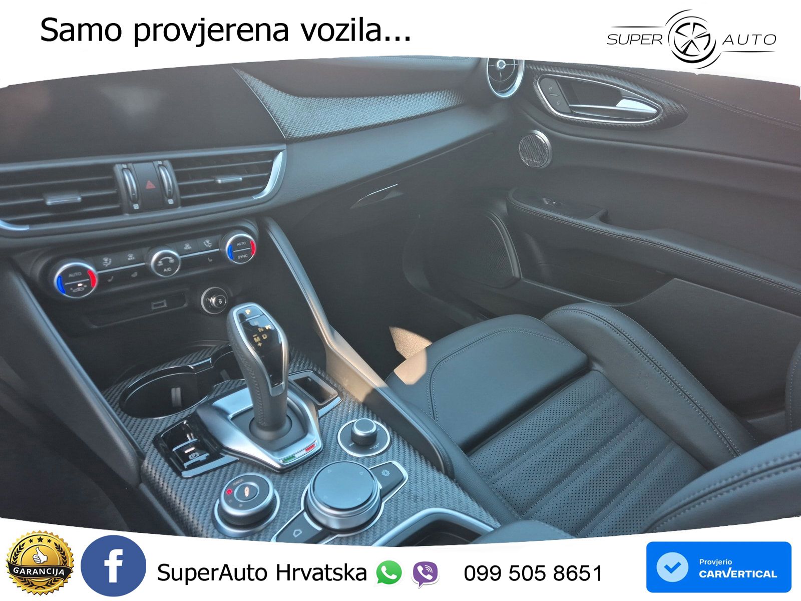 Alfa Romeo Giulia Quadrifoglio 2.9 V6 Bi-Turbo (520 KS) Automatic LED+GR SJED+ACC
