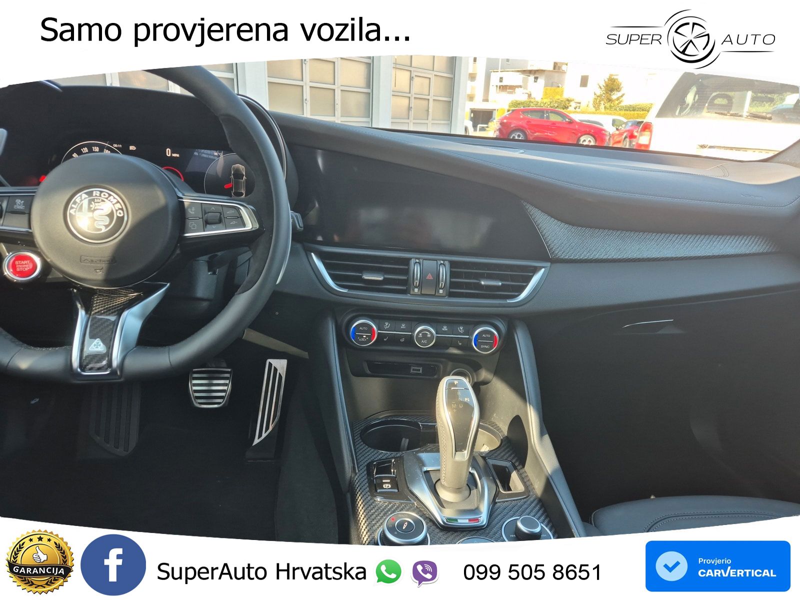 Alfa Romeo Giulia Quadrifoglio 2.9 V6 Bi-Turbo (520 KS) Automatic LED+GR SJED+ACC