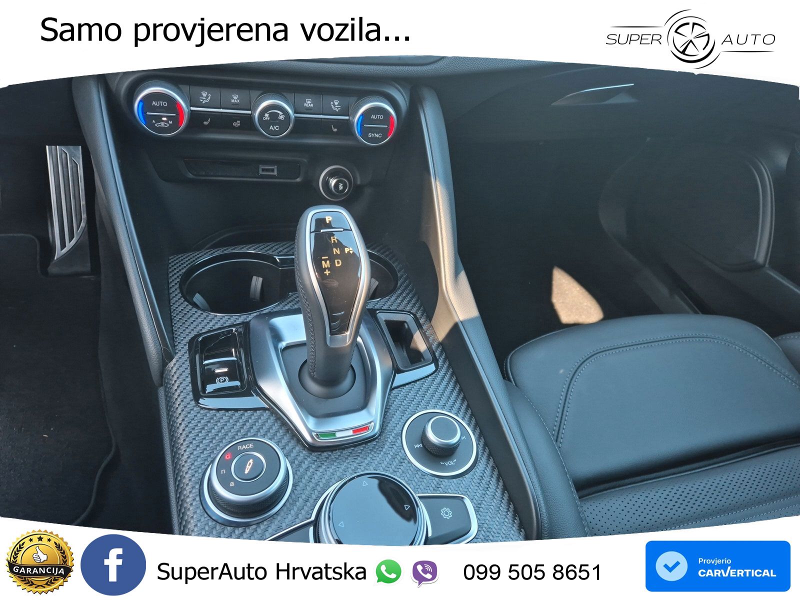 Alfa Romeo Giulia Quadrifoglio 2.9 V6 Bi-Turbo (520 KS) Automatic LED+GR SJED+ACC