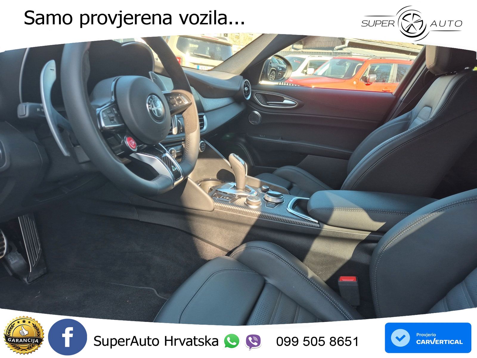 Alfa Romeo Giulia Quadrifoglio 2.9 V6 Bi-Turbo (520 KS) Automatic LED+GR SJED+ACC