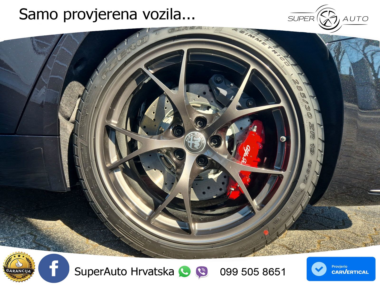 Alfa Romeo Giulia Quadrifoglio 2.9 V6 Bi-Turbo (520 KS) Automatic LED+GR SJED+ACC