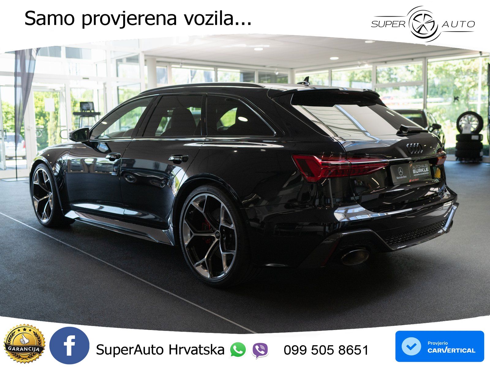 Audi RS6 Avant 4.0 TFSI V8 performance (630 KS)  quattro tiptronic ACC+HEAD+4xGR SJED+360+PANO