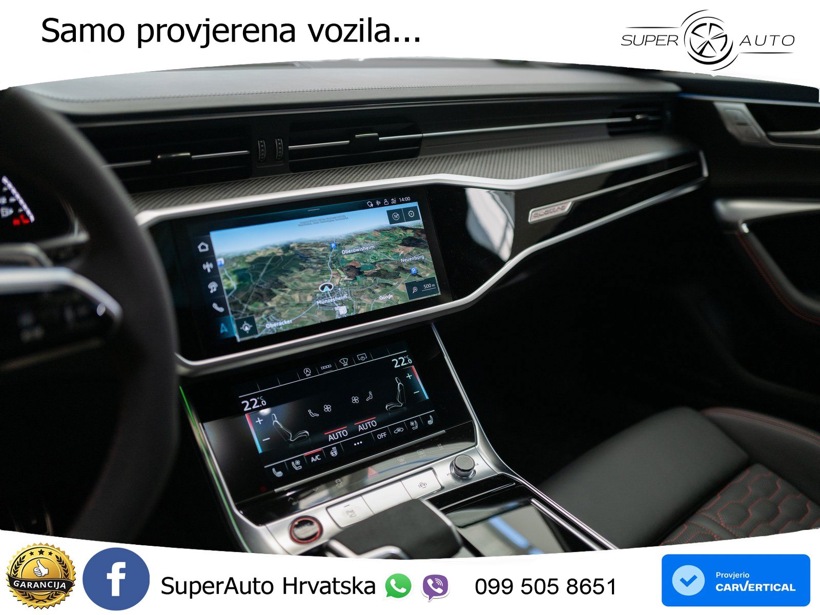Audi RS6 Avant 4.0 TFSI V8 performance (630 KS)  quattro tiptronic ACC+HEAD+4xGR SJED+360+PANO