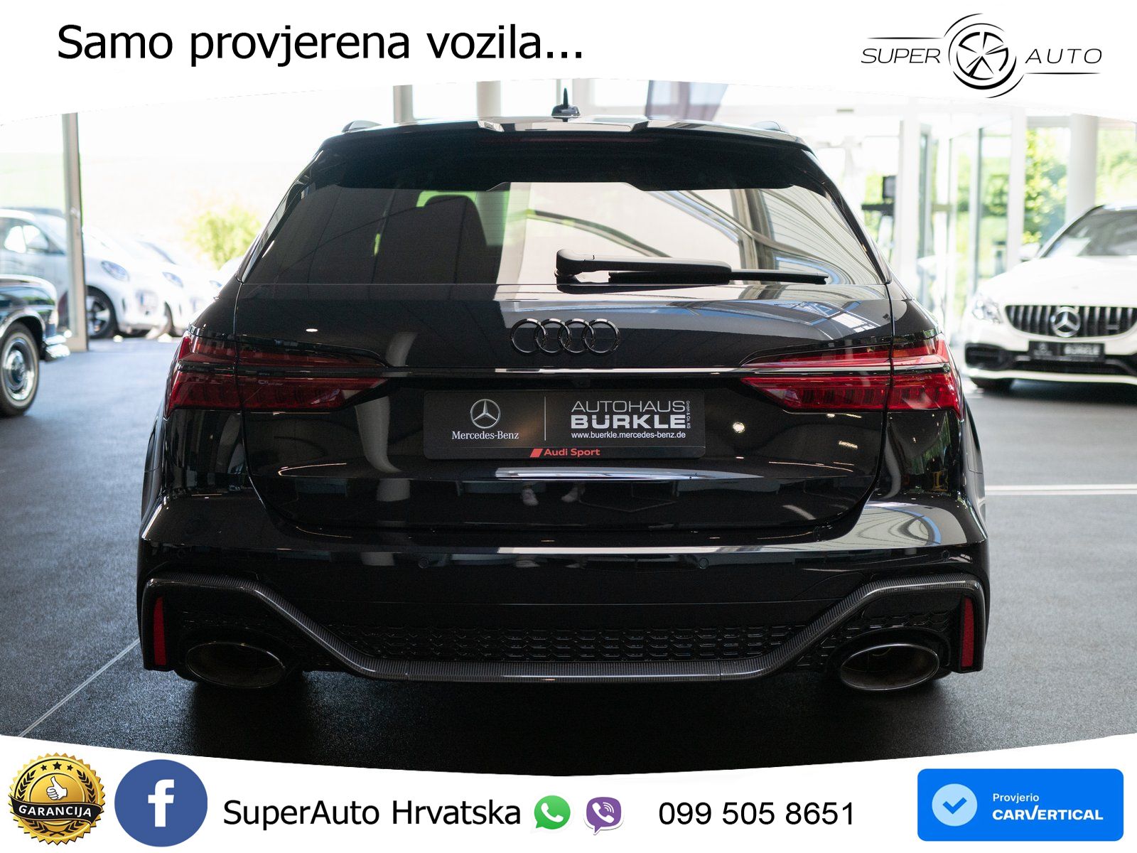 Audi RS6 Avant 4.0 TFSI V8 performance (630 KS)  quattro tiptronic ACC+HEAD+4xGR SJED+360+PANO