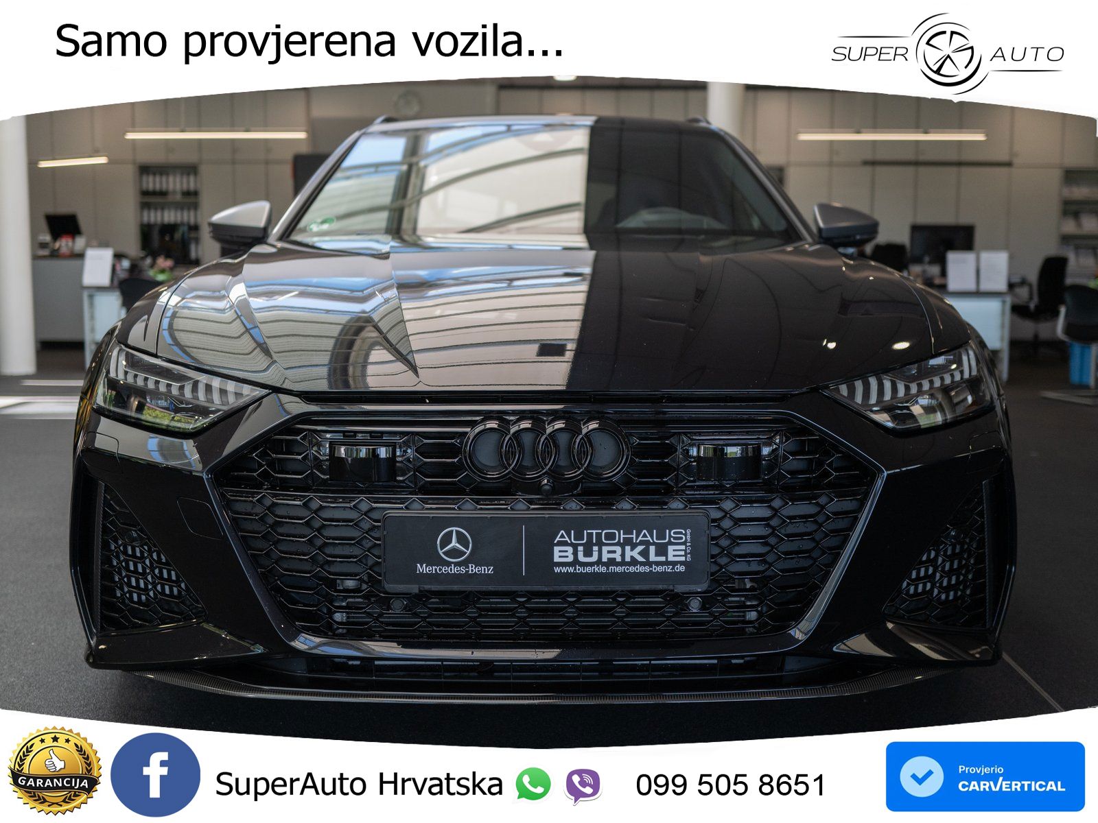 Audi RS6 Avant 4.0 TFSI V8 performance (630 KS)  quattro tiptronic ACC+HEAD+4xGR SJED+360+PANO