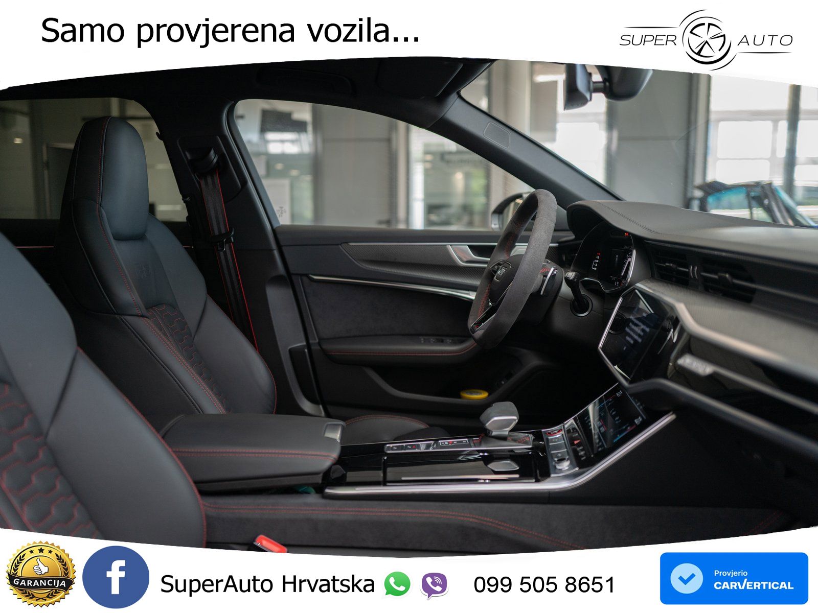 Audi RS6 Avant 4.0 TFSI V8 performance (630 KS)  quattro tiptronic ACC+HEAD+4xGR SJED+360+PANO