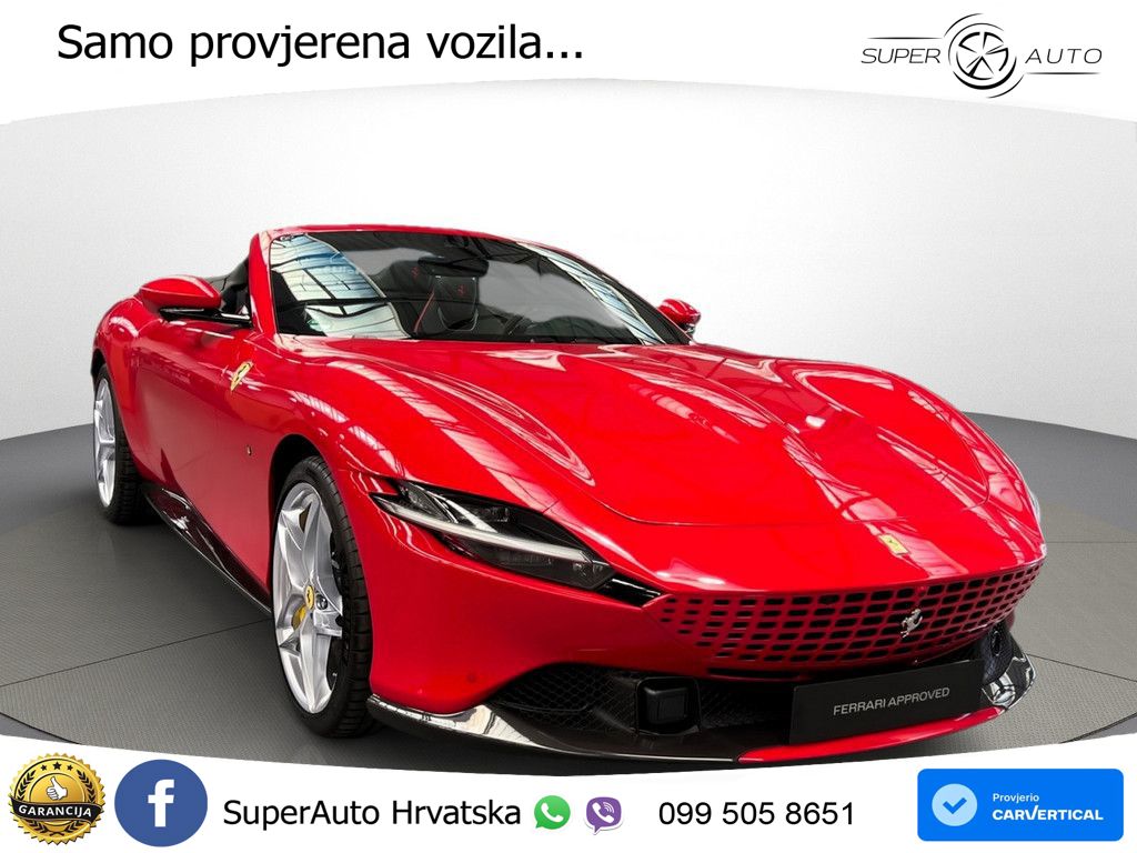 Ferrari Roma Spider 3.9 V8 (620 KS) F1 DCT MATRIX+GR SJED+KAM