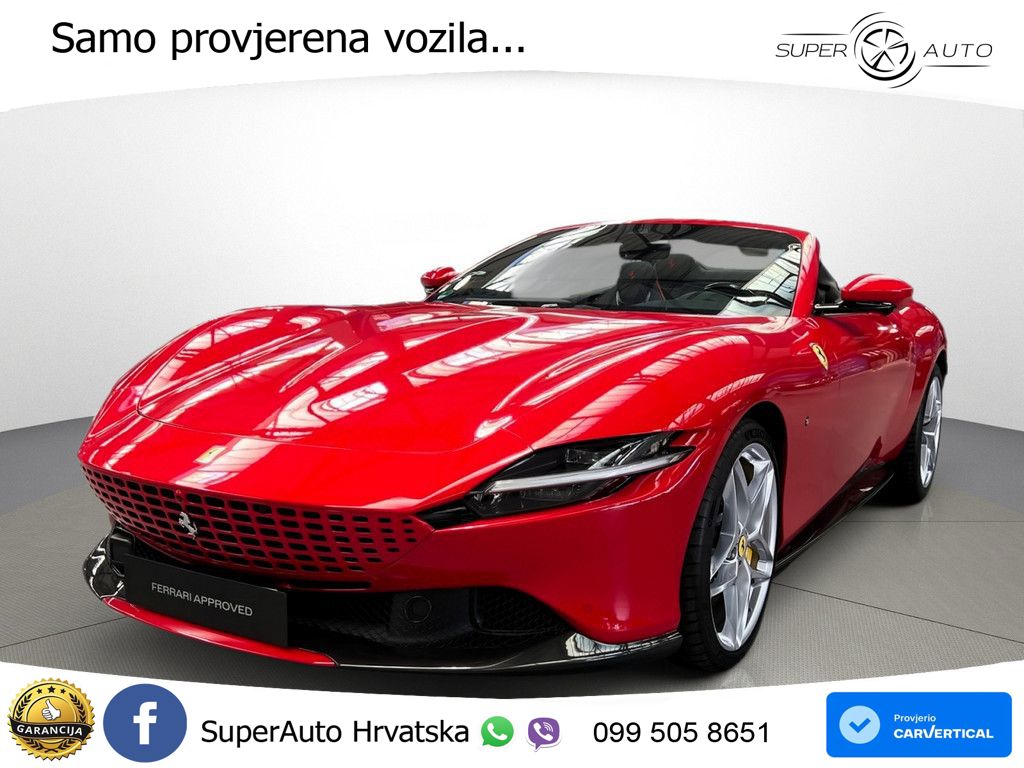 Ferrari Roma Spider 3.9 V8 (620 KS) F1 DCT MATRIX+GR SJED+KAM
