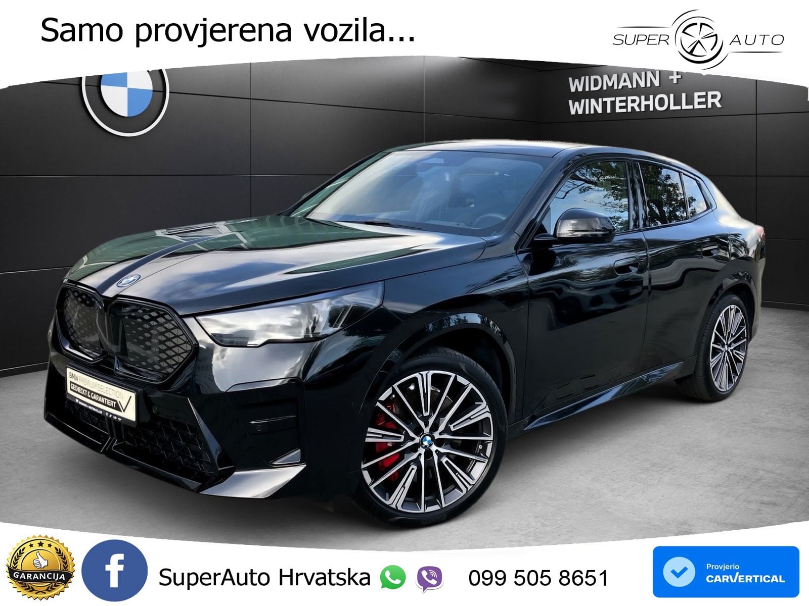 BMW iX2 66.5 kWh (313 KS) xDrive30 M Sport LED+GR SJED+ACC