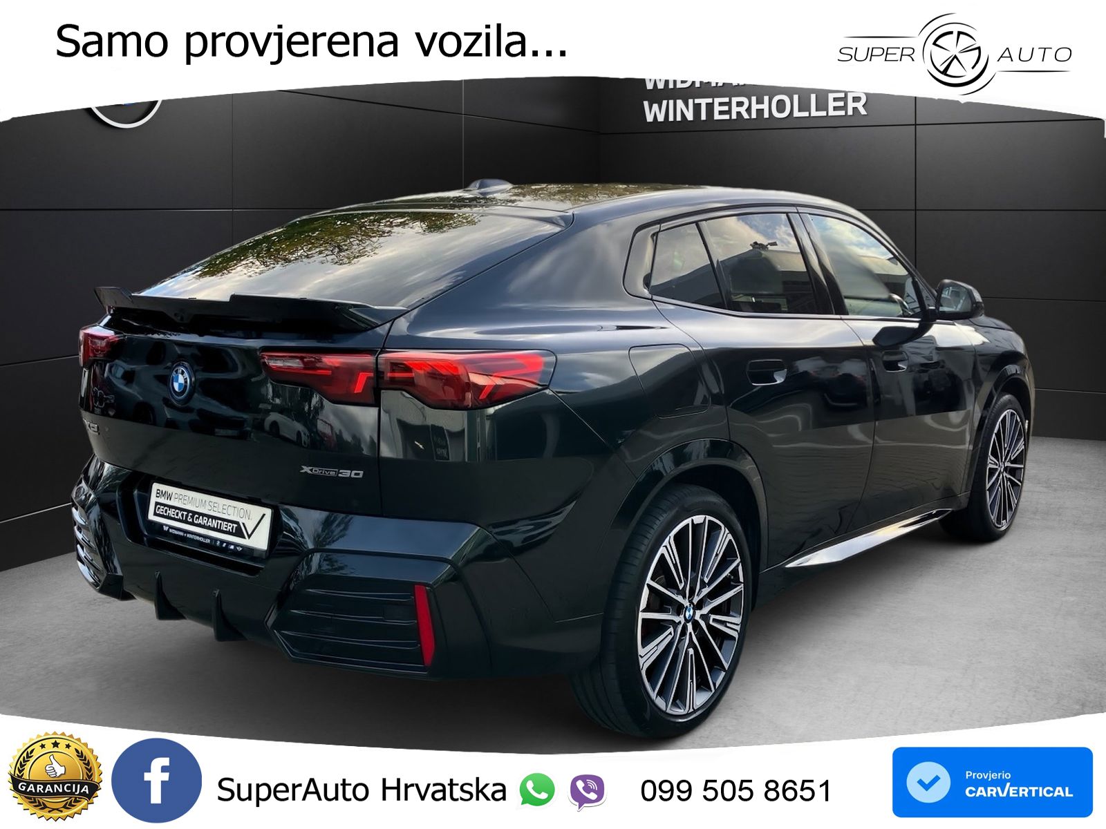 BMW iX2 66.5 kWh (313 KS) xDrive30 M Sport LED+GR SJED+ACC