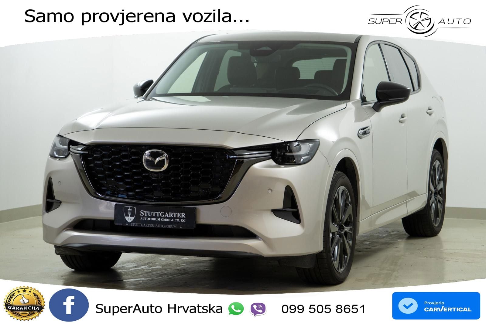 Mazda CX-60 3.3 e-Skyactiv D (254 KS) AWD Automatic LED+GR SJED+ACC