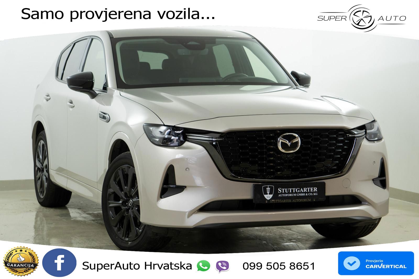 Mazda CX-60 3.3 e-Skyactiv D (254 KS) AWD Automatic LED+GR SJED+ACC