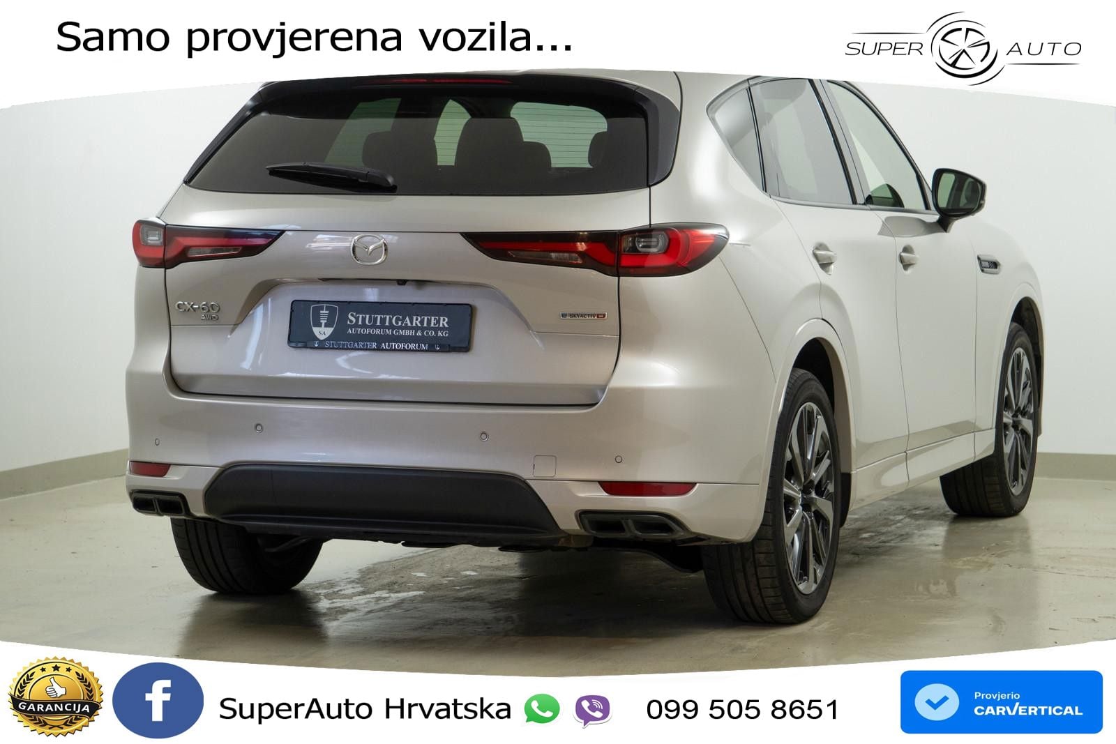 Mazda CX-60 3.3 e-Skyactiv D (254 KS) AWD Automatic LED+GR SJED+ACC