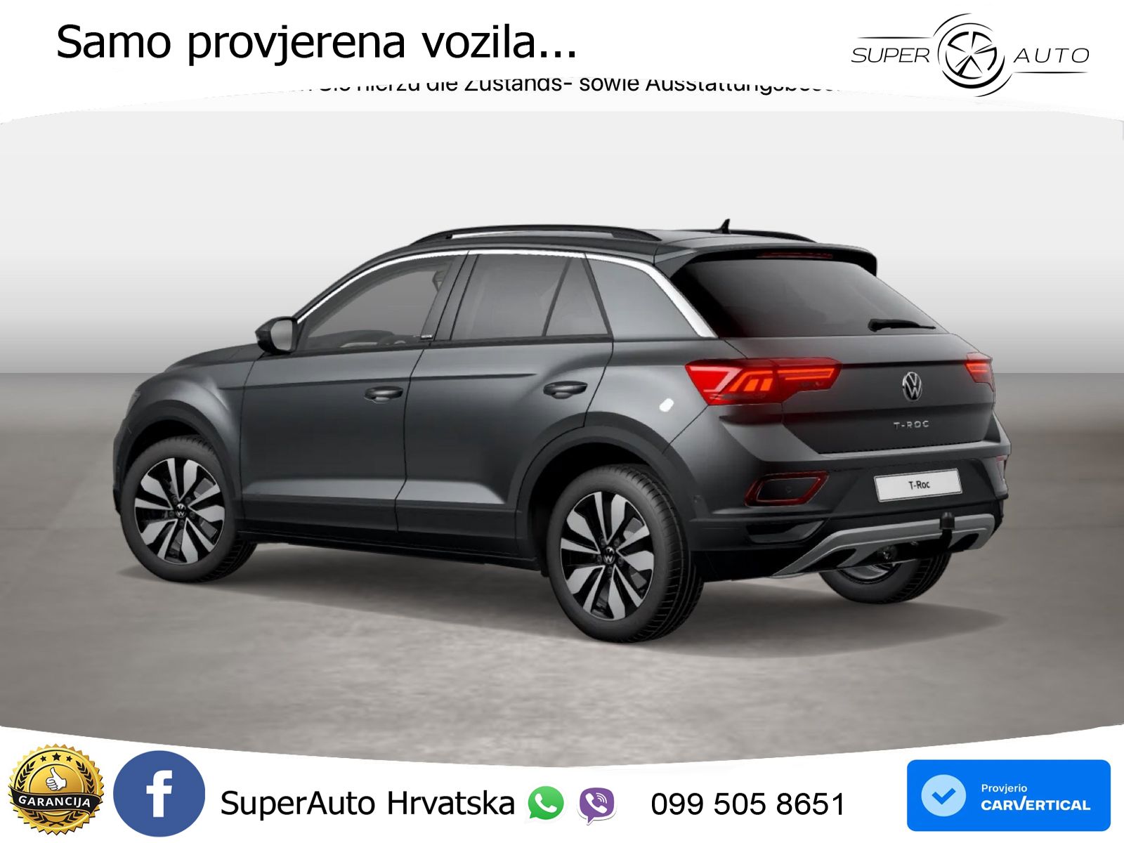 Volkswagen T-Roc I 2.0 TDI (150 KS) DSG LED+GR SJED+ACC