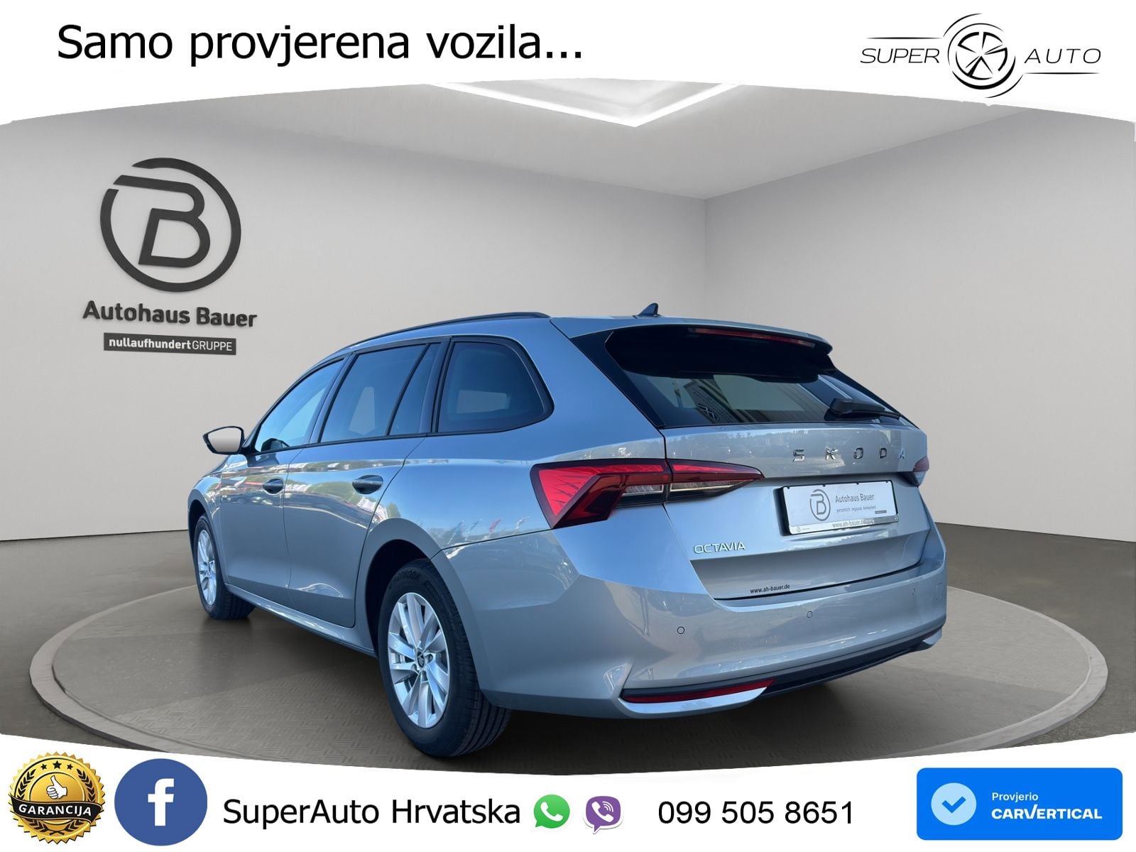 Škoda Octavia Combi 1.5 TSI (150 KS) DSG Selection LED+GR SJED+ACC