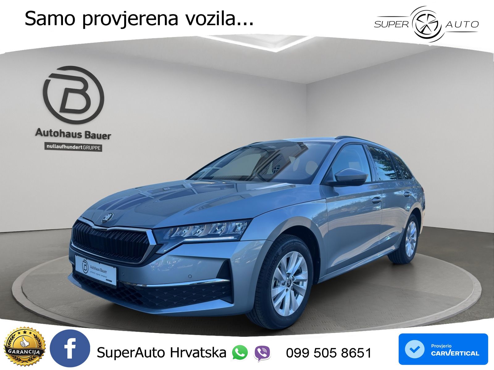 Škoda Octavia Combi 1.5 TSI (150 KS) DSG Selection LED+GR SJED+ACC