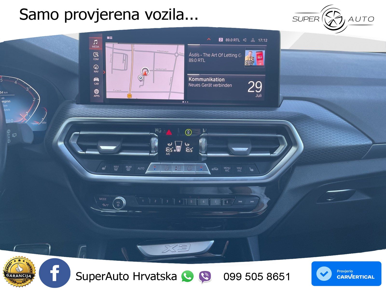 BMW X3 30d xDrive Steptronic M Sport LED+GR SJED+ACC
