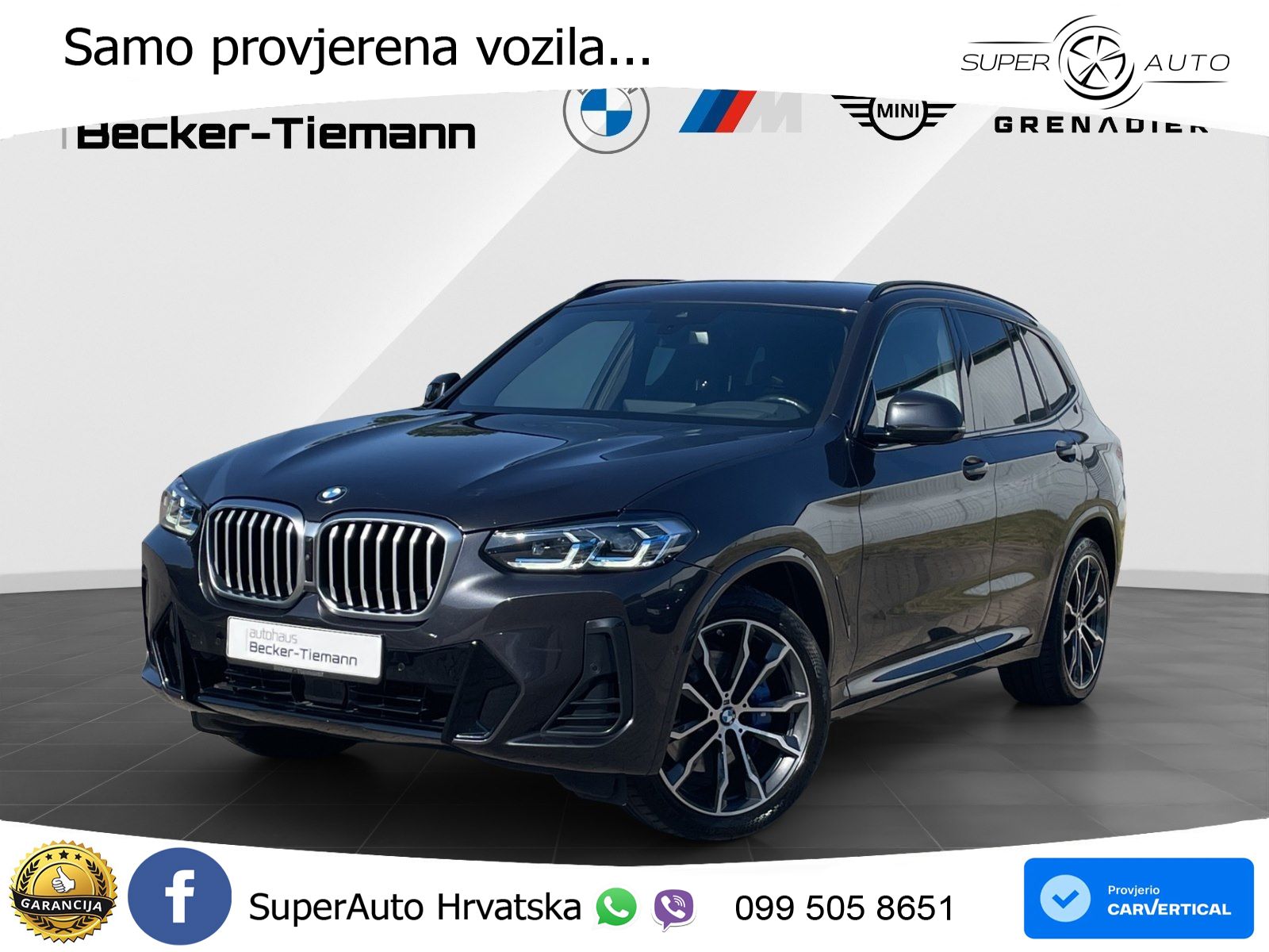 BMW X3 30d xDrive Steptronic M Sport LED+GR SJED+ACC