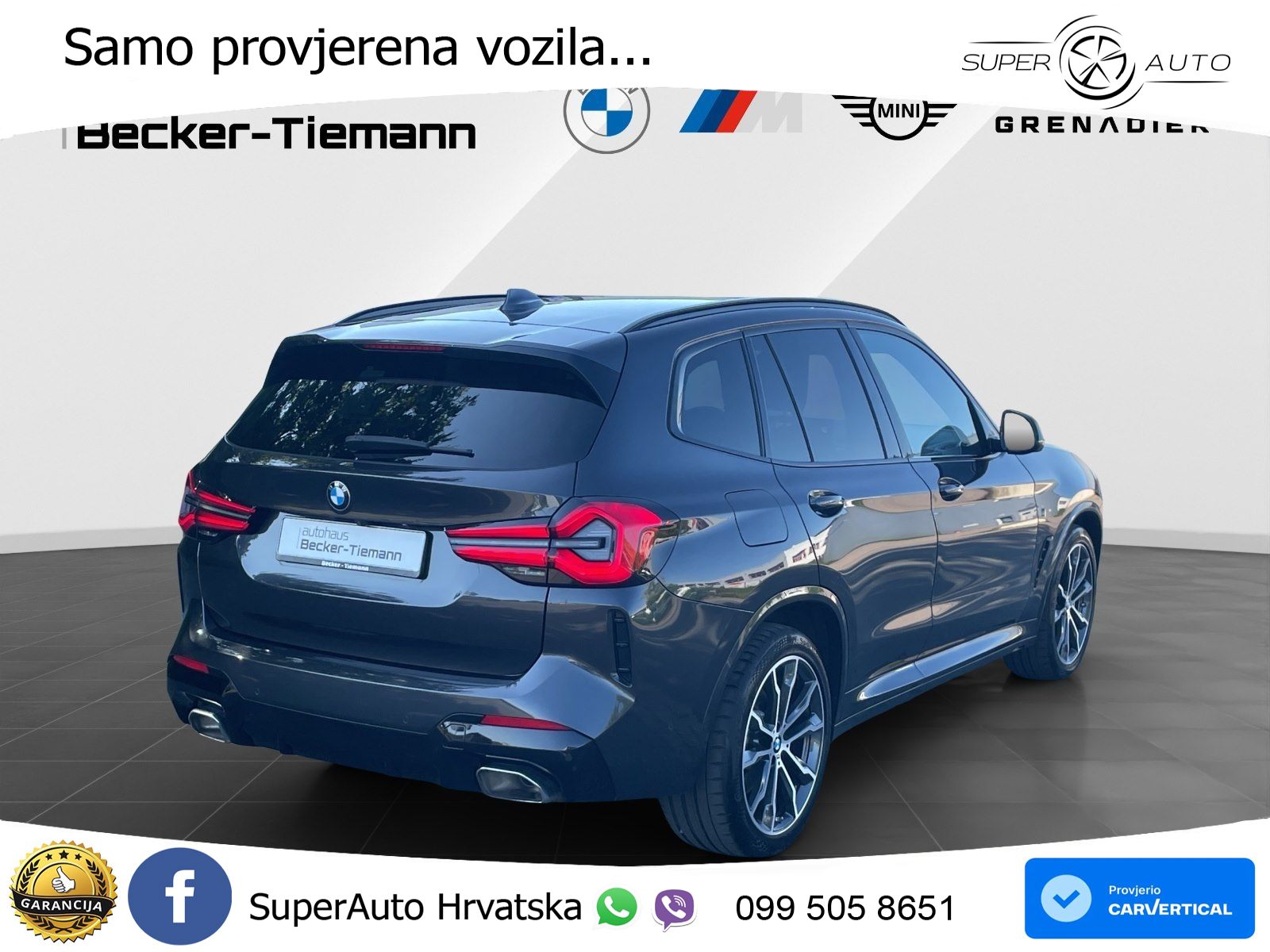 BMW X3 30d xDrive Steptronic M Sport LED+GR SJED+ACC