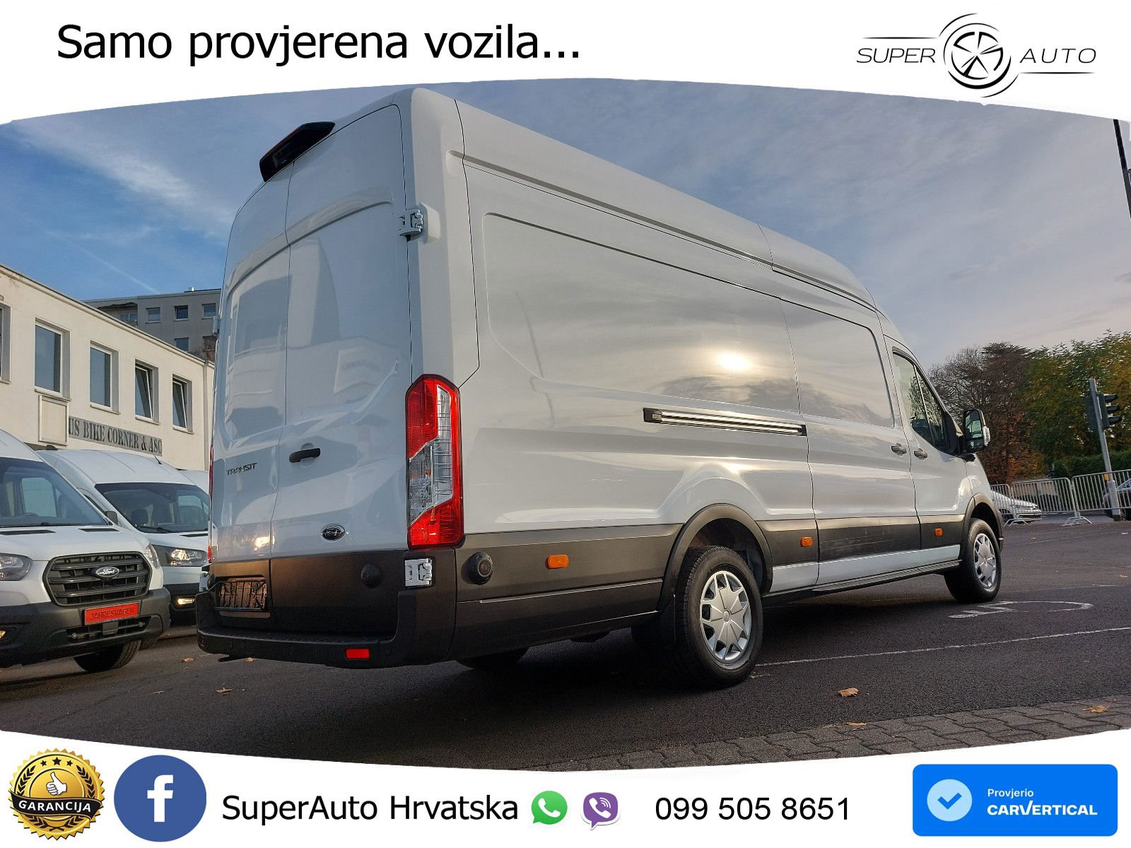 Ford 2024 MAXI TRANSIT. L4 H3. 100% AUSSTATTUNG + AHK 131 KS