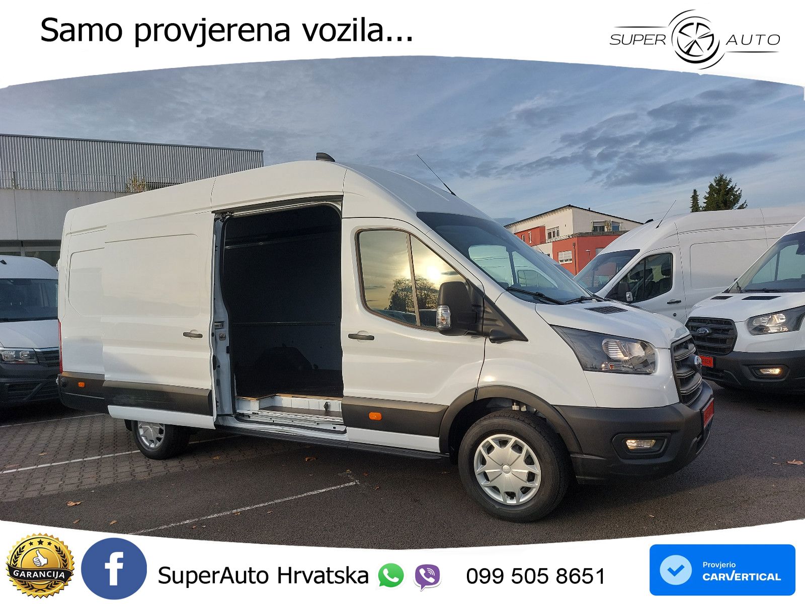 Ford 2024 MAXI TRANSIT. L4 H3. 100% AUSSTATTUNG + AHK 131 KS