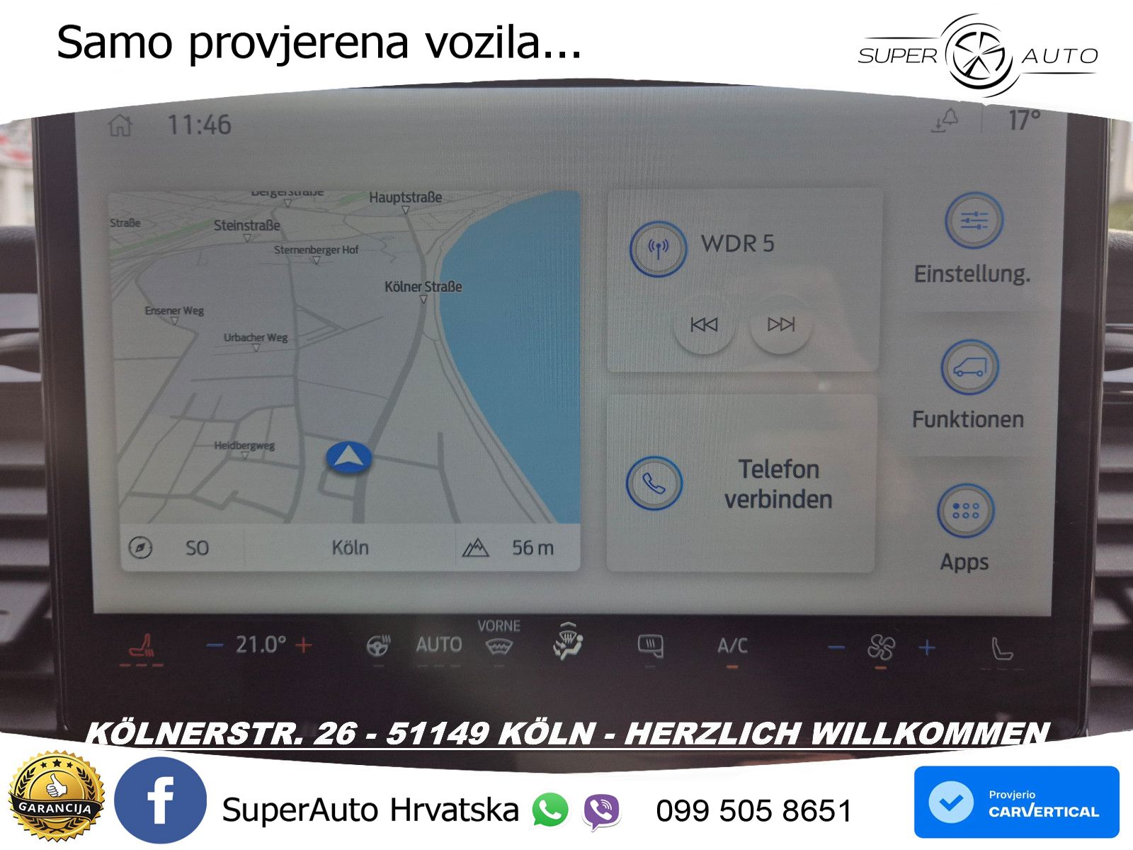 Ford 2024 MAXI TRANSIT. L4 H3. 100% AUSSTATTUNG + AHK 131 KS