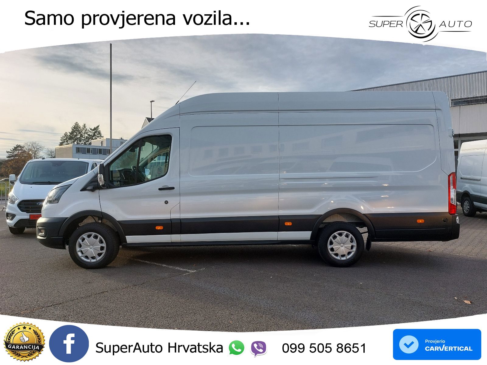 Ford 2024 MAXI TRANSIT. L4 H3. 100% AUSSTATTUNG + AHK 131 KS