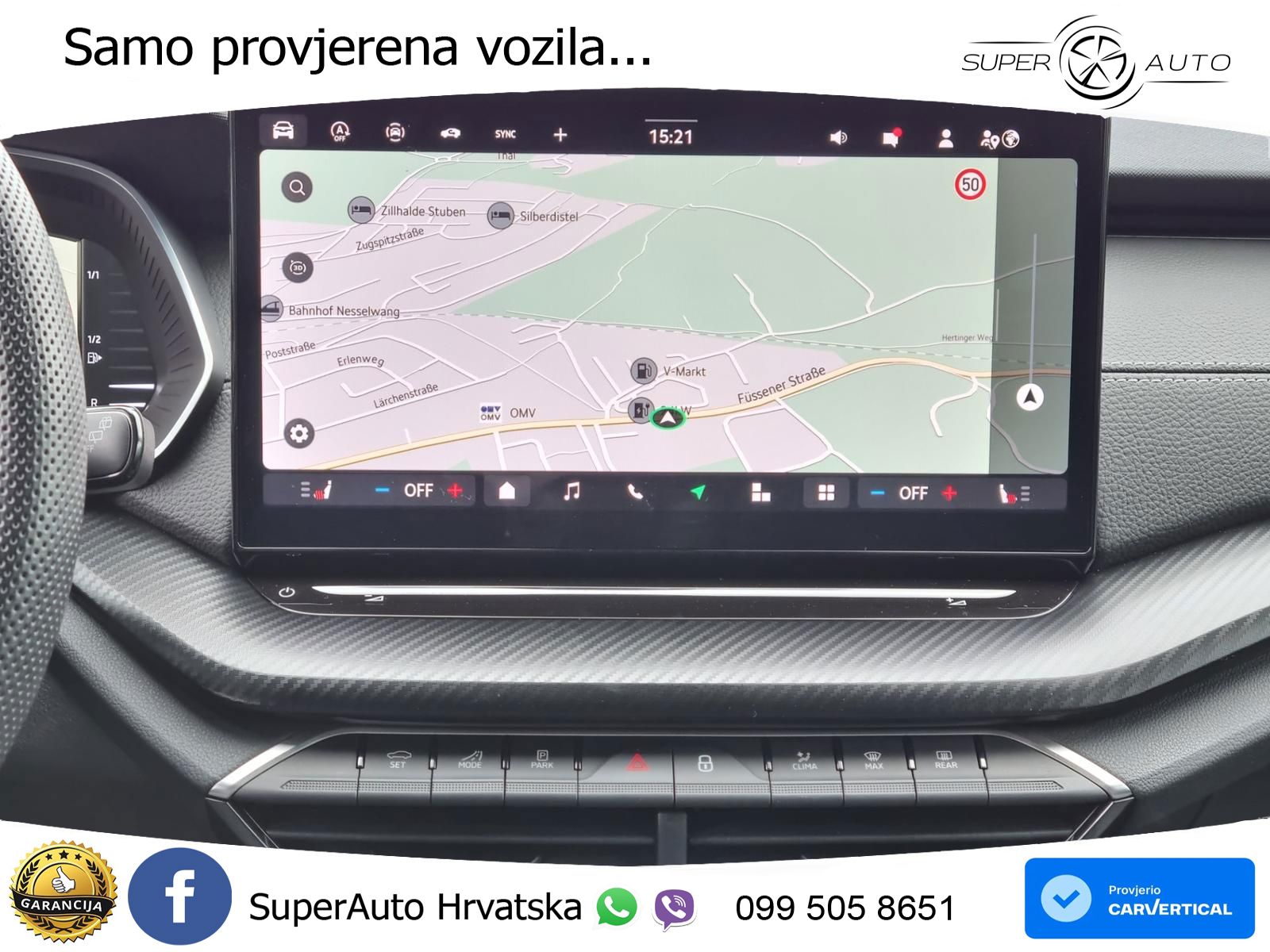 Škoda Octavia Combi 2.0 TDI (150 KS) DSG SportLine LED+GR SJED+ACC