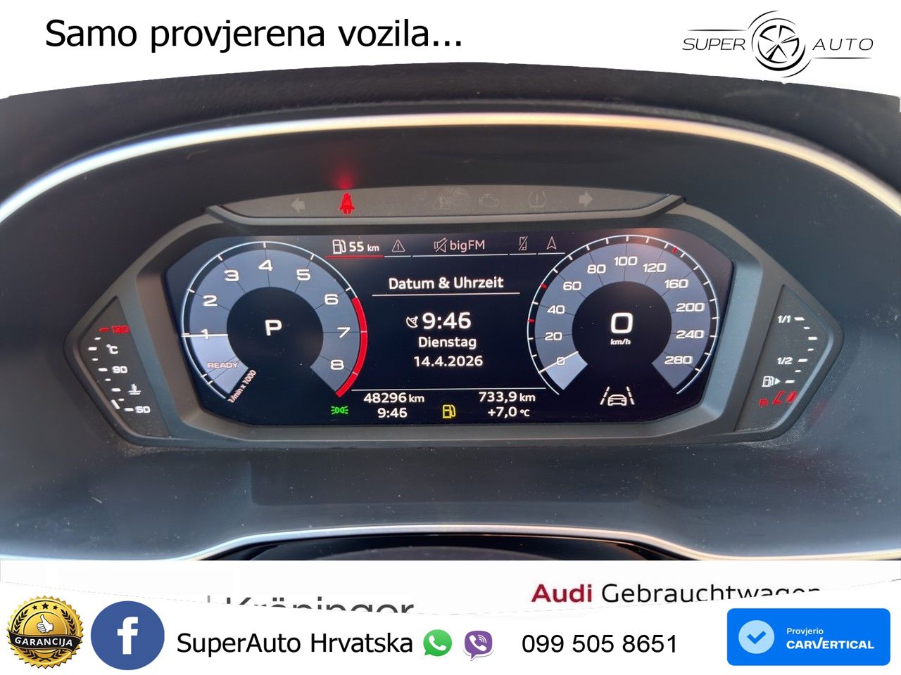 Audi Q3 35 TFSI (150 KS) S tronic advanced LED+GR SJED+ACC