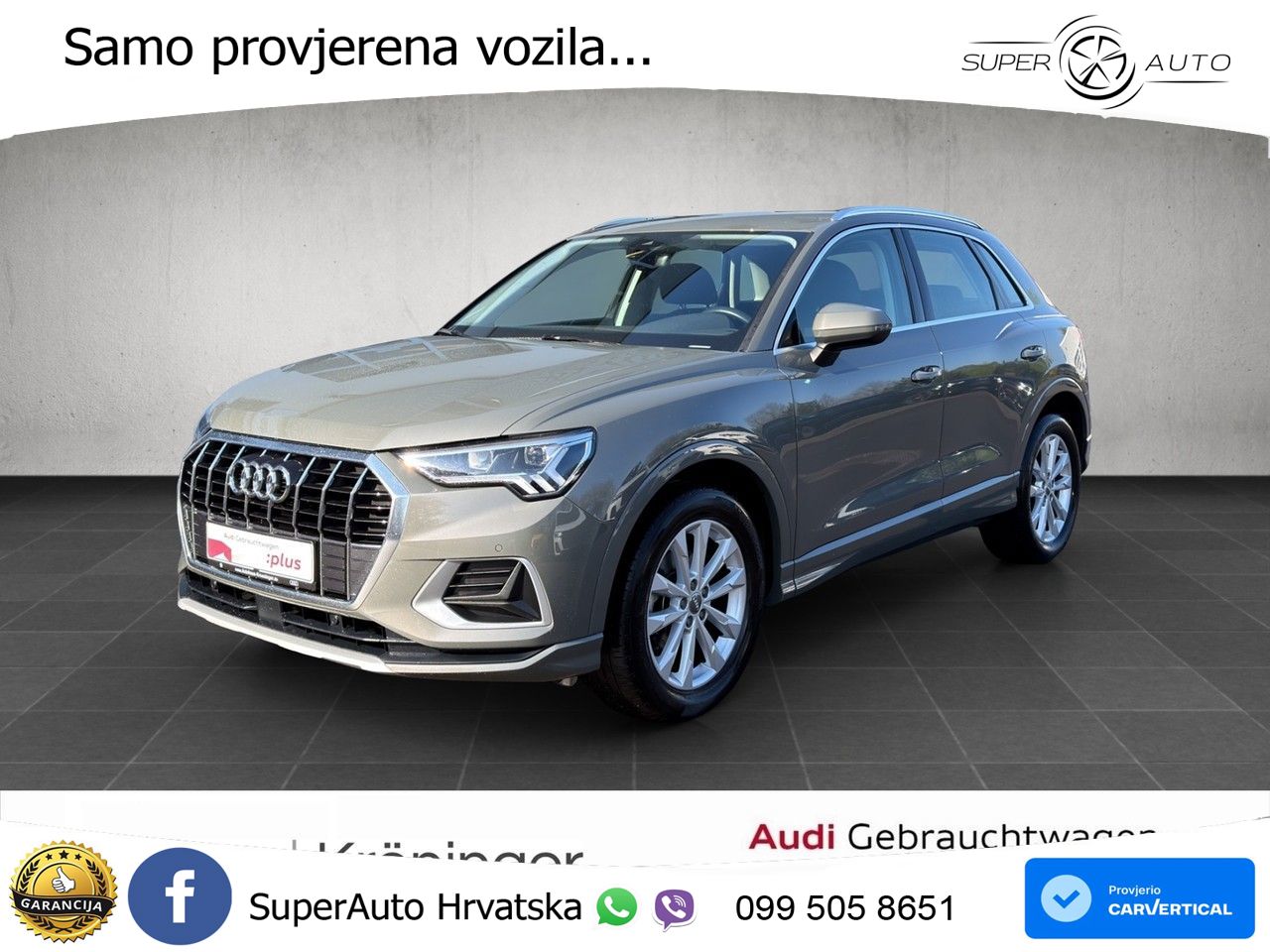 Audi Q3 35 TFSI (150 KS) S tronic advanced LED+GR SJED+ACC