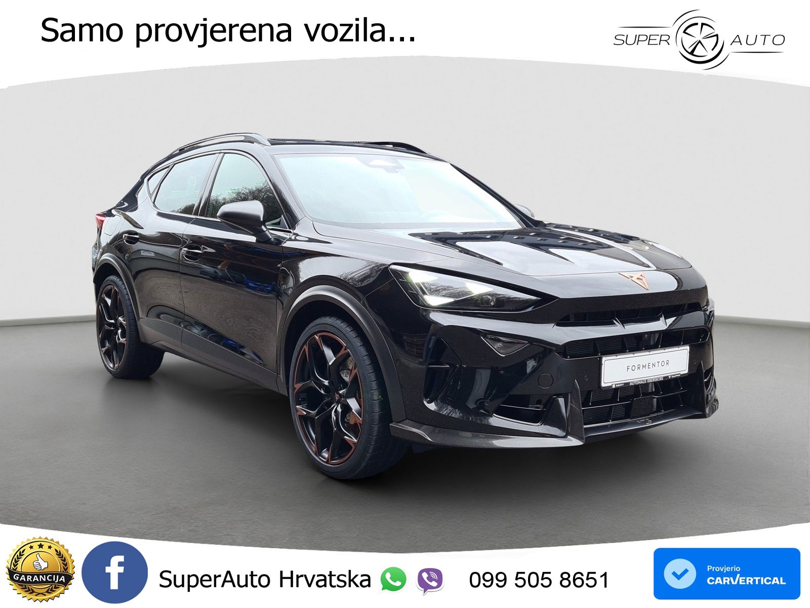 Cupra Formentor VZ5 2.5 TSI (390 KS) 4Drive DSG LED+GR SJED+ACC