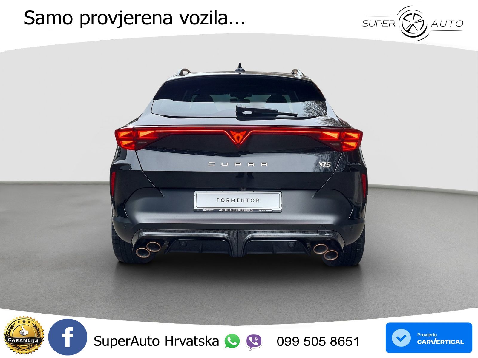 Cupra Formentor VZ5 2.5 TSI (390 KS) 4Drive DSG LED+GR SJED+ACC