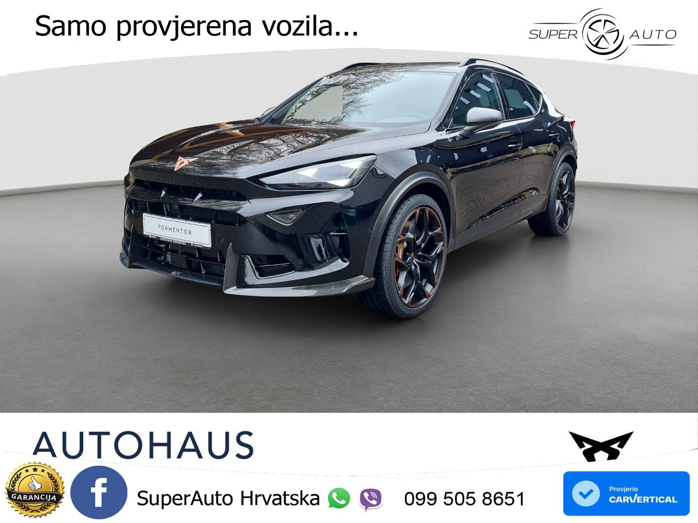 Cupra Formentor VZ5 2.5 TSI (390 KS) 4Drive DSG LED+GR SJED+ACC