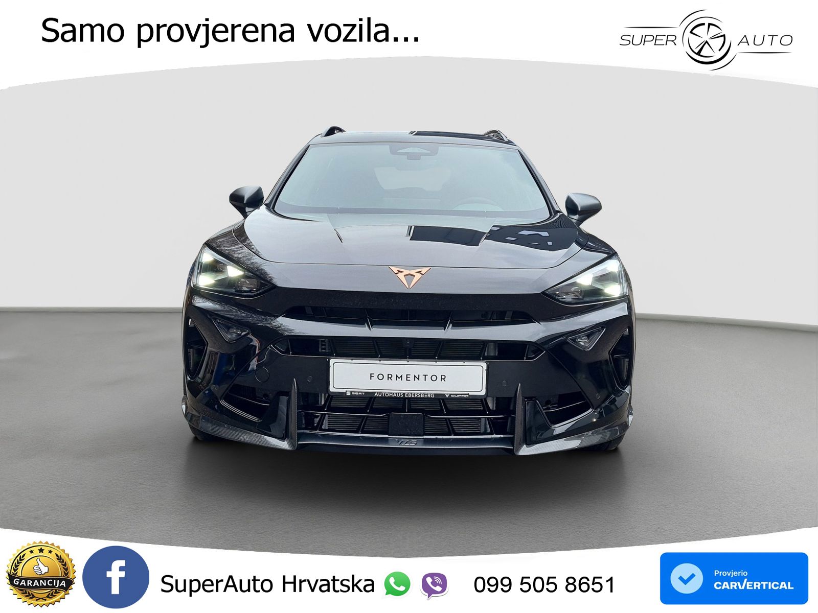 Cupra Formentor VZ5 2.5 TSI (390 KS) 4Drive DSG LED+GR SJED+ACC