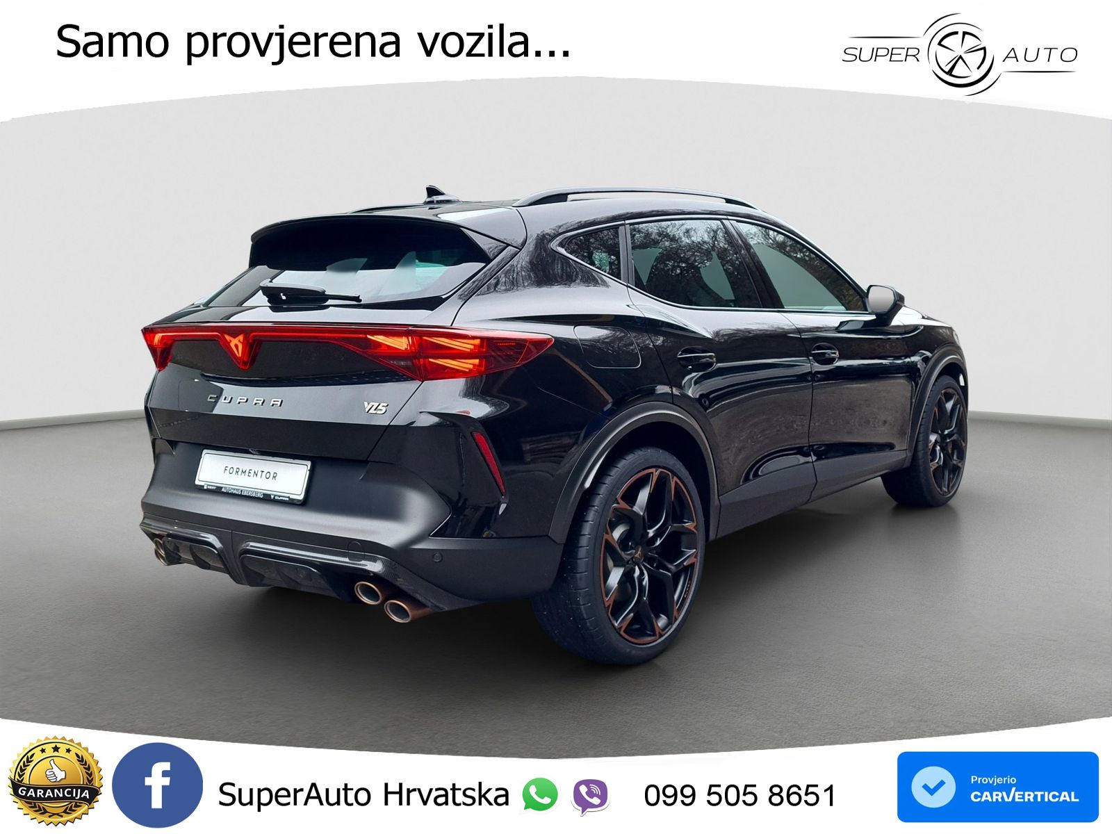 Cupra Formentor VZ5 2.5 TSI (390 KS) 4Drive DSG LED+GR SJED+ACC