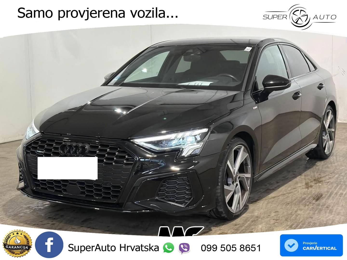 Audi A3 Limuzina 40 TFSI (190 KS) quattro S tronic S line