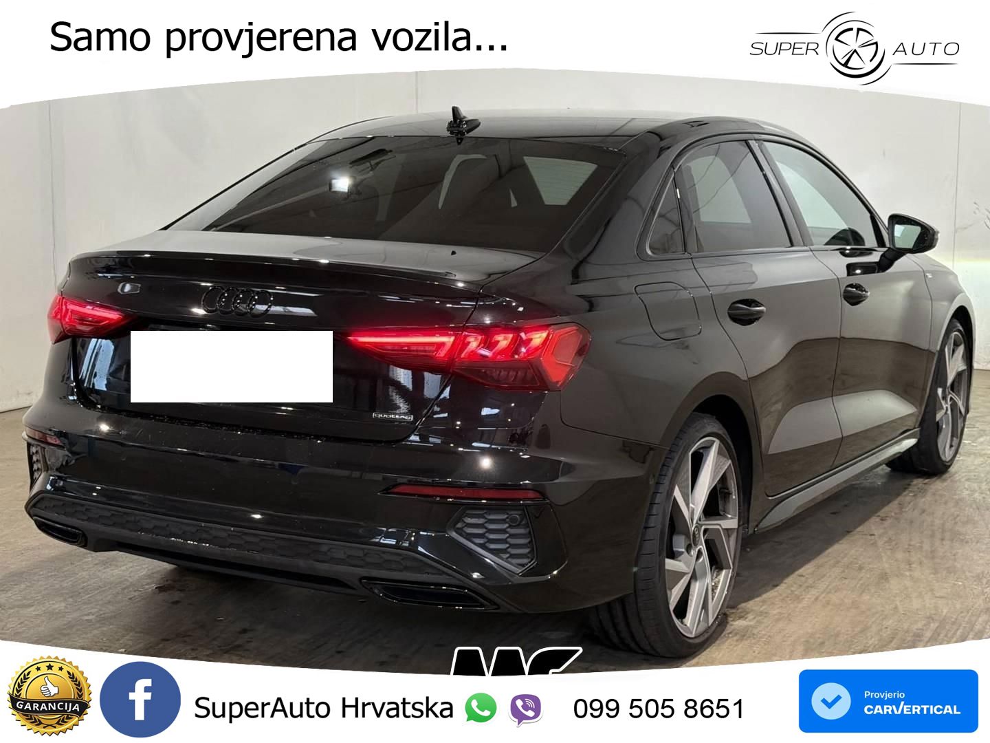 Audi A3 Limuzina 40 TFSI (190 KS) quattro S tronic S line