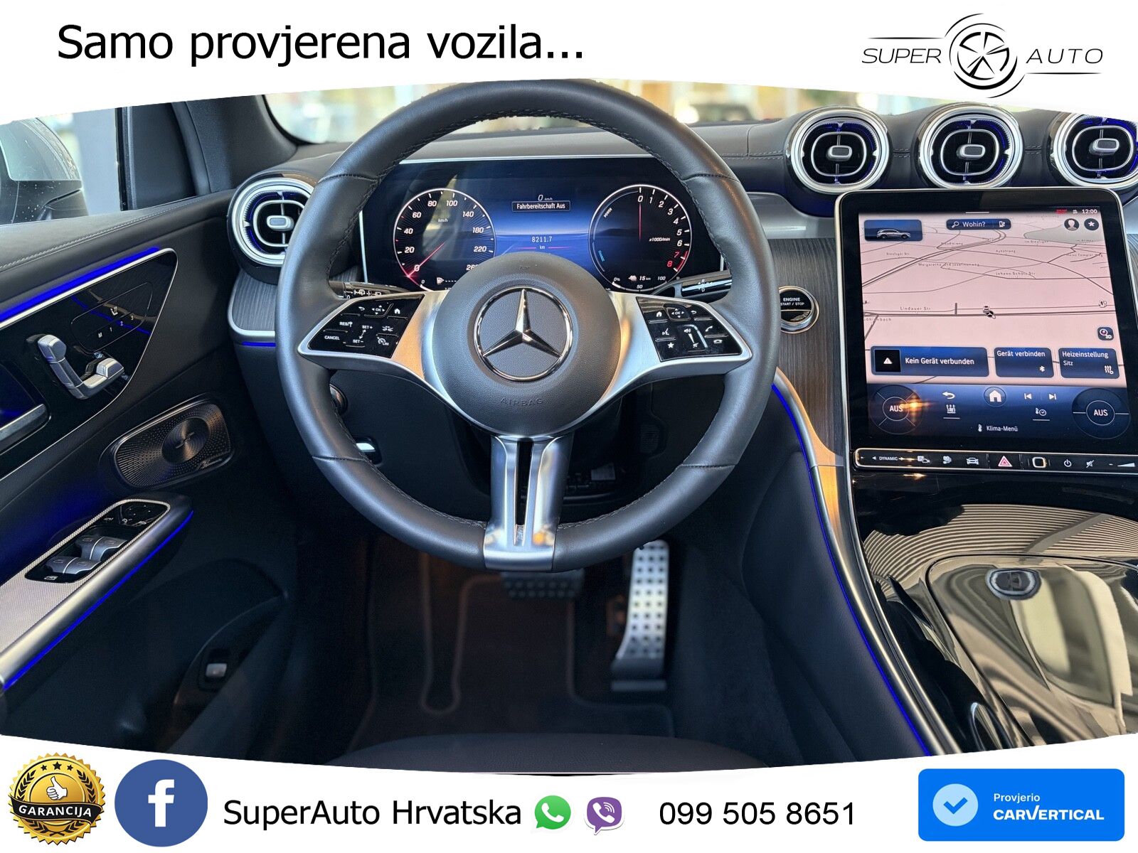 Mercedes GLC 300e (313 KS) 4MATIC 9G-TRONIC Avantgarde ZRAČNI+ACC+GR SJED+KAM+PANO