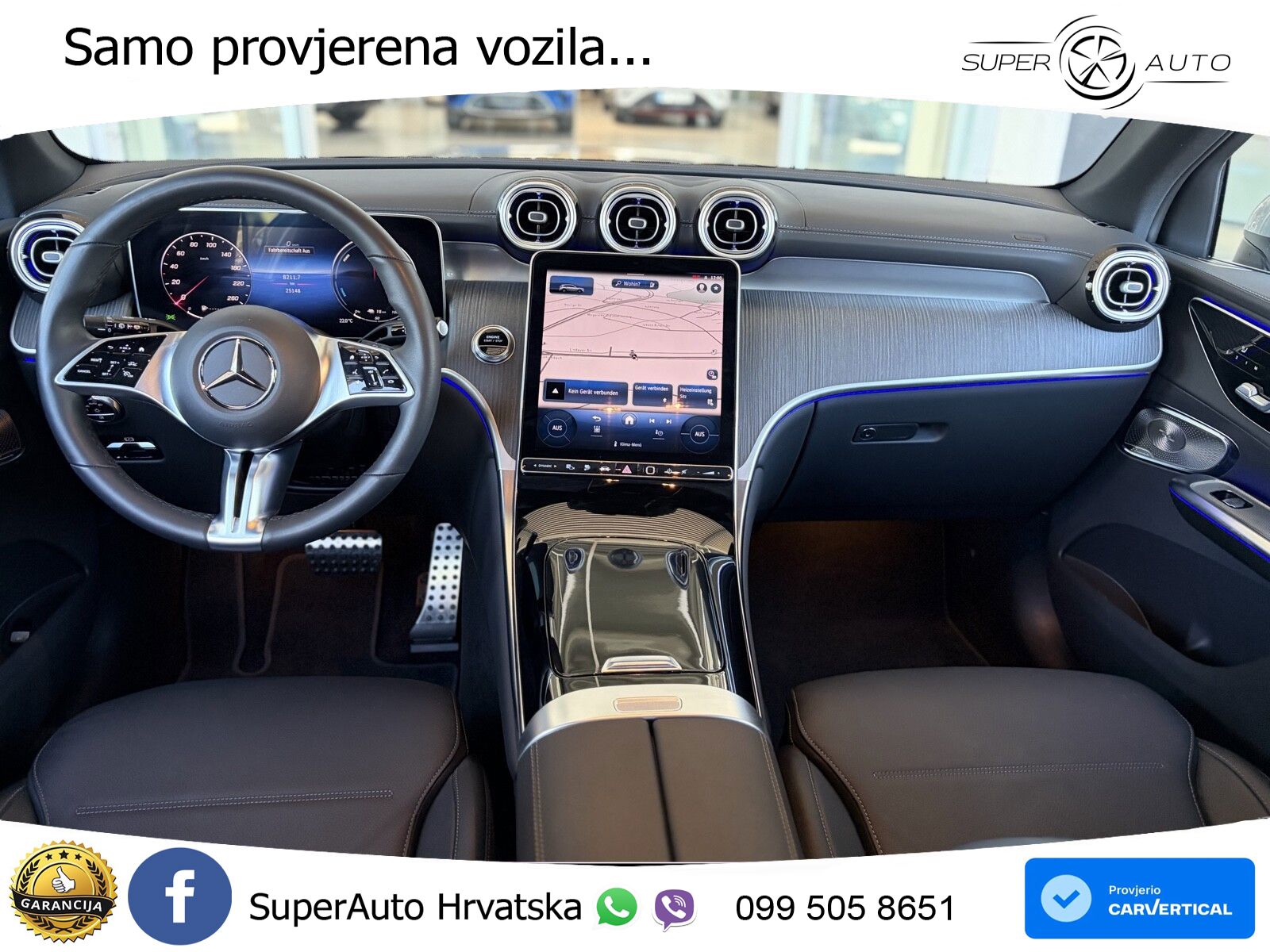 Mercedes GLC 300e (313 KS) 4MATIC 9G-TRONIC Avantgarde ZRAČNI+ACC+GR SJED+KAM+PANO