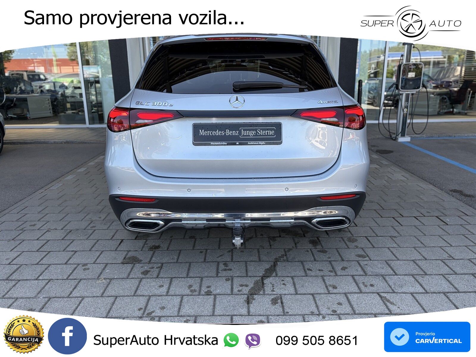 Mercedes GLC 300e (313 KS) 4MATIC 9G-TRONIC Avantgarde ZRAČNI+ACC+GR SJED+KAM+PANO