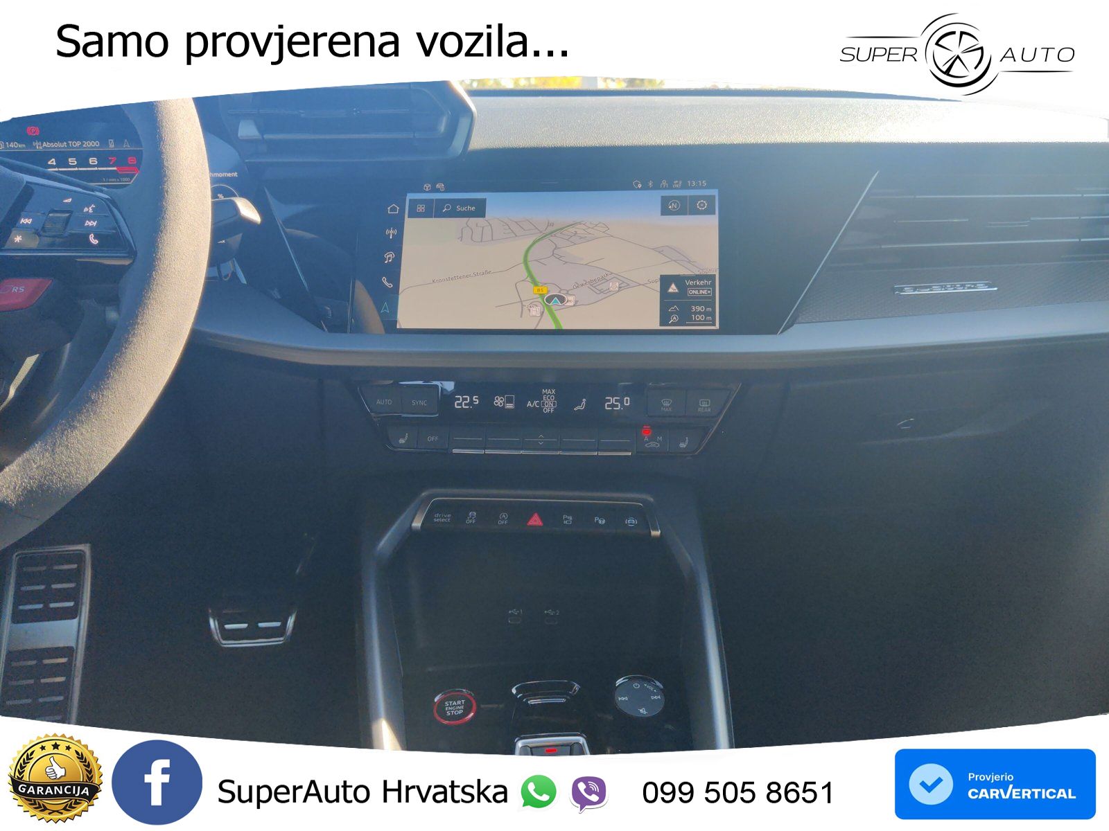 Audi RS3 Sedan 2.5 TFSI (400 KS) quattro S tronic MATRIX+GR SJED+KAM
