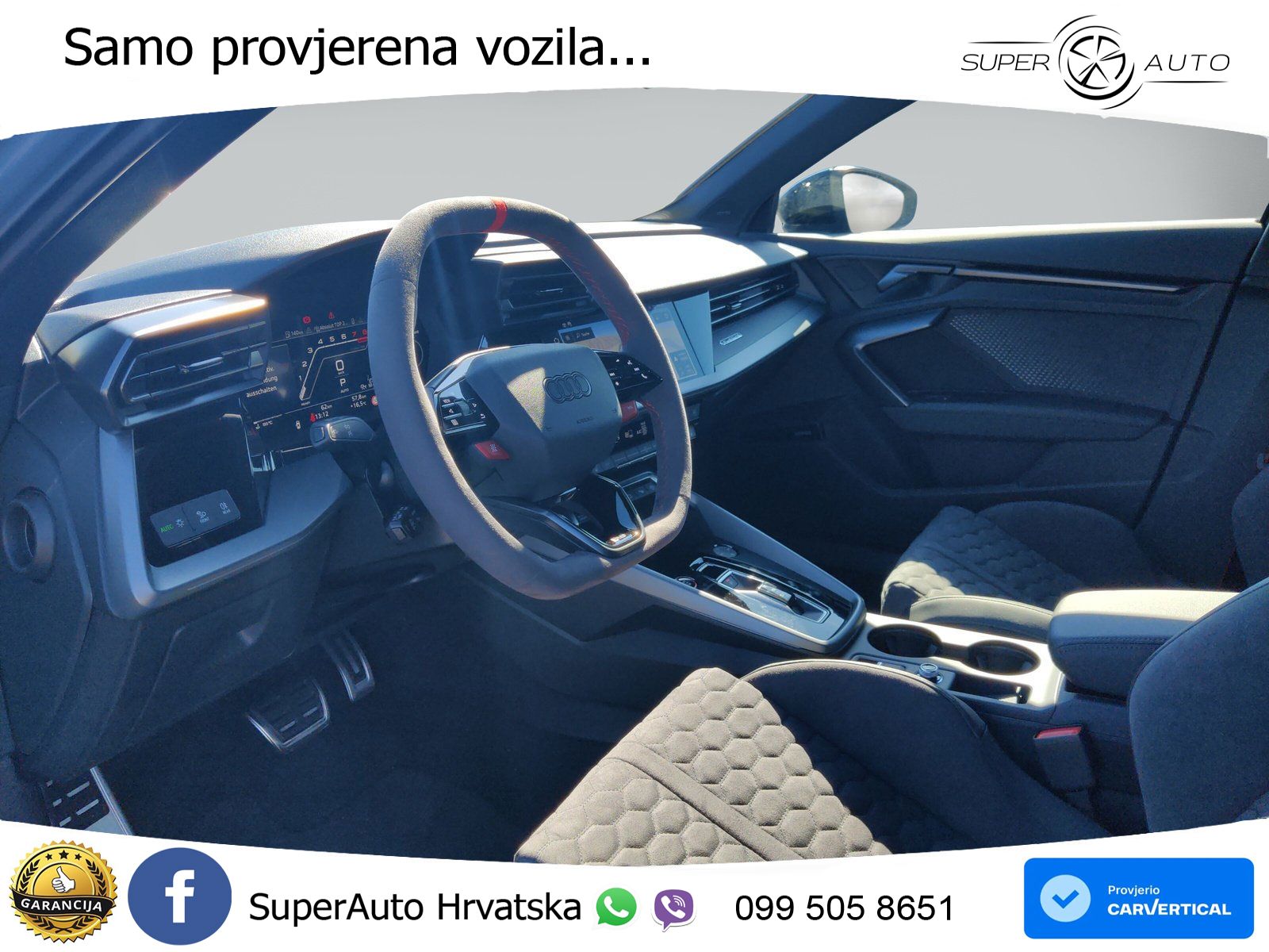 Audi RS3 Sedan 2.5 TFSI (400 KS) quattro S tronic MATRIX+GR SJED+KAM