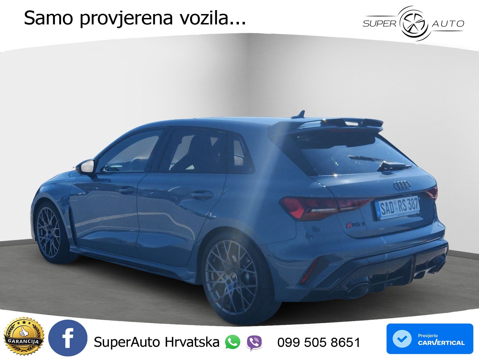 Audi RS3 Sedan 2.5 TFSI (400 KS) quattro S tronic MATRIX+GR SJED+KAM