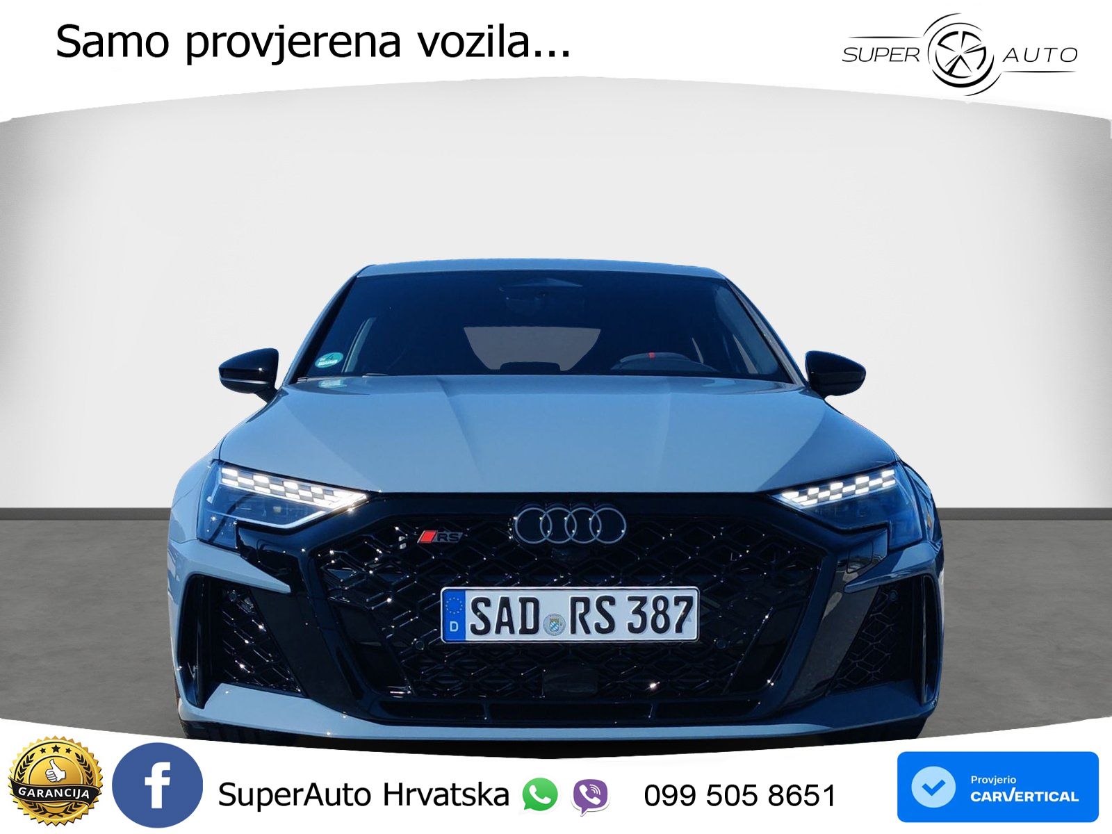 Audi RS3 Sedan 2.5 TFSI (400 KS) quattro S tronic MATRIX+GR SJED+KAM