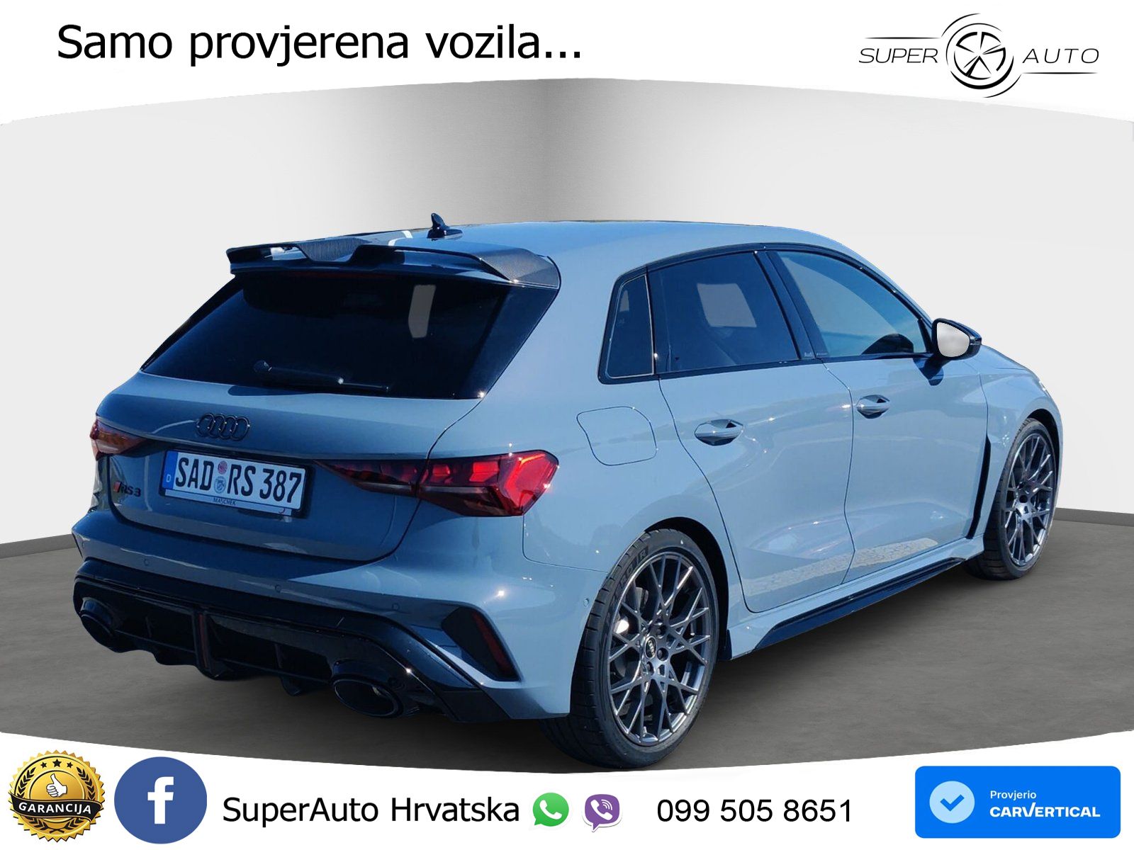 Audi RS3 Sedan 2.5 TFSI (400 KS) quattro S tronic MATRIX+GR SJED+KAM