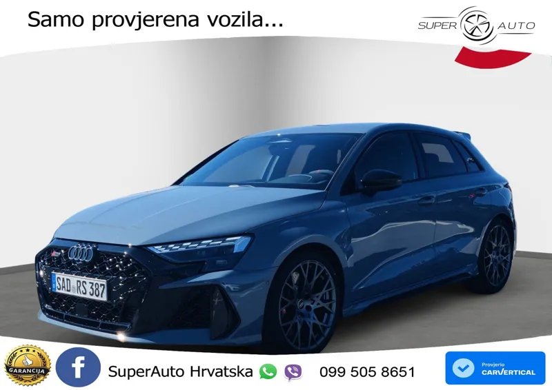 Audi RS3 Sedan 2.5 TFSI (400 KS) quattro S tronic MATRIX+GR SJED+KAM