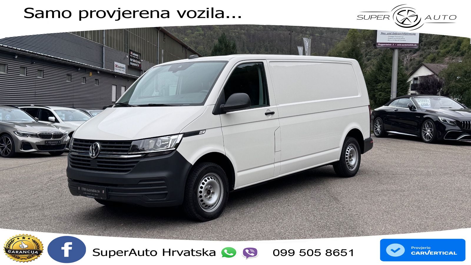 Volkswagen T6.1 Transporter Kasten lang*STANDHEIZ*KAMERA* 150 KS